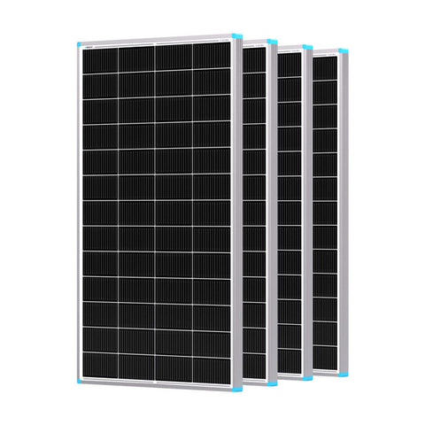 Renogy - 4Pcs Renogy 16BB N-Type 200 Watt 24V Solar Panel - RSP200DCx4-US