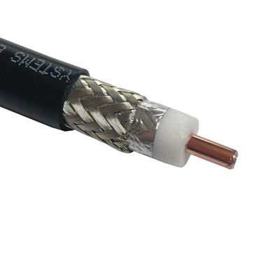 Times Microwave | 1/2" Braided Fire Retardant Foam Diel 50 Ohm Coax Cable - LMR-600-FR
