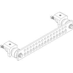 Ventev - Universal Ground Bar (2"x14" ) with tower hardware - WSGB-2X14-IT