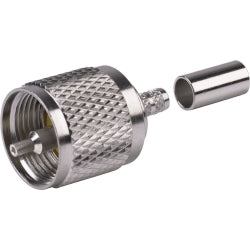 RF Industries - UHF Male Crimp-RG58, RG141, LMR-200 - RFU-505-ST